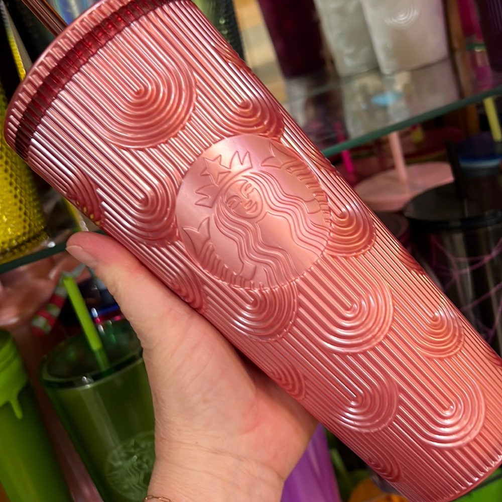 Red Starbucks cup new w tags